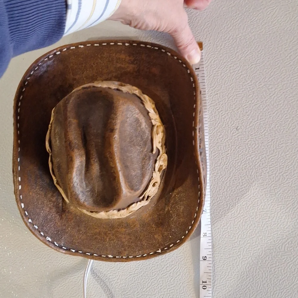 Vintage Western Cowboy Hat Nightlight Lamp